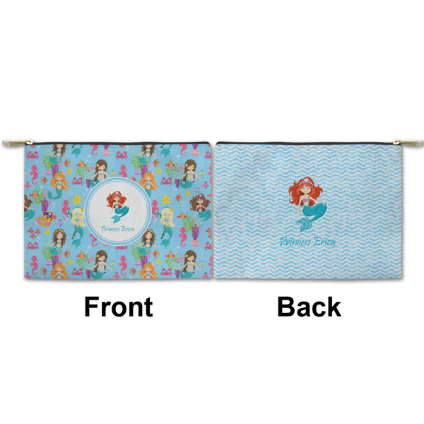 Mermaids Small Zipper Pouch Approval (Front and Back)