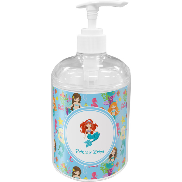 Custom Mermaids Acrylic Soap & Lotion Bottle (Personalized)