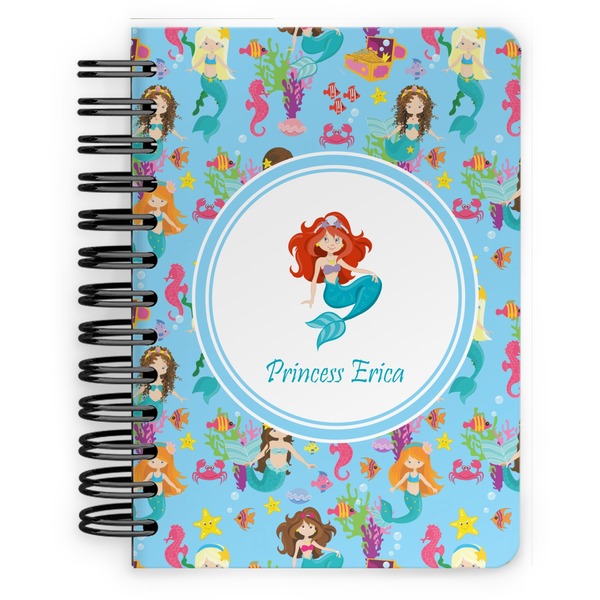 Custom Mermaids Spiral Notebook - 5x7 w/ Name or Text