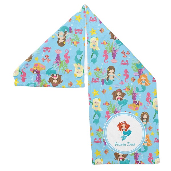 Mermaids Sports Towel Folded - Both Sides Showing
