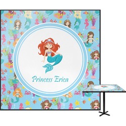 Mermaids Square Table Top - 24" (Personalized)