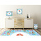 Mermaids Square Wall Decal Wooden Desk
