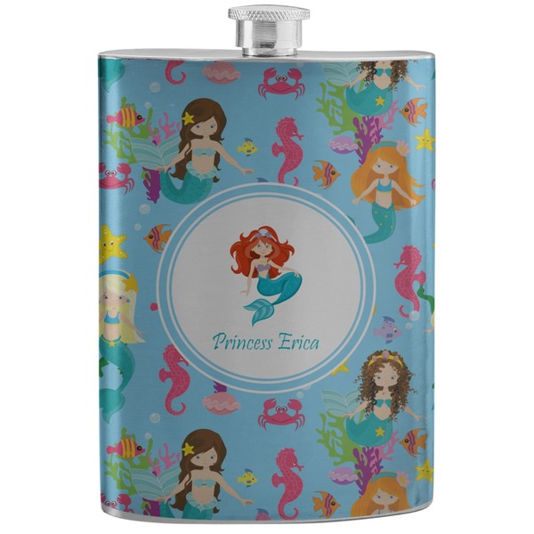 Custom Mermaids Stainless Steel Flask (Personalized)