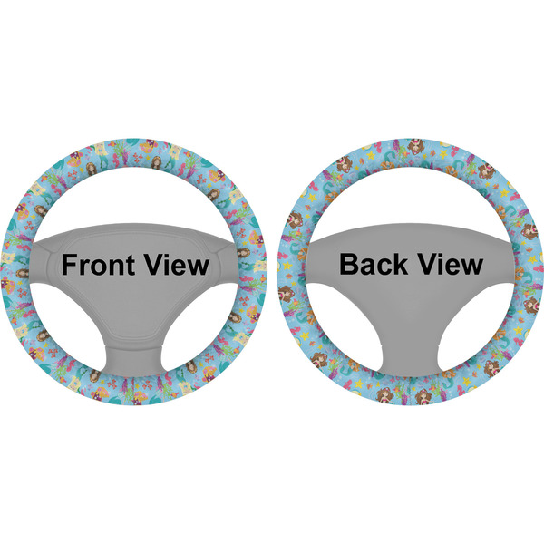 Mermaids Steering Wheel Cover- Front and Back