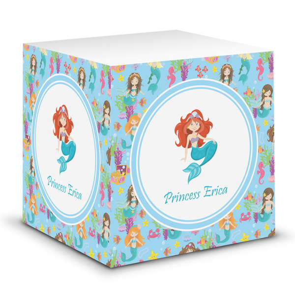 Custom Mermaids Sticky Note Cube (Personalized)