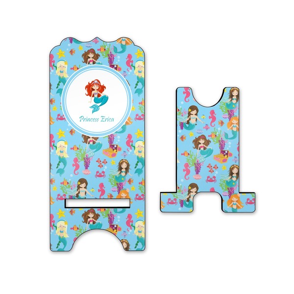 Mermaids Stylized Phone Stand - Front & Back - Small