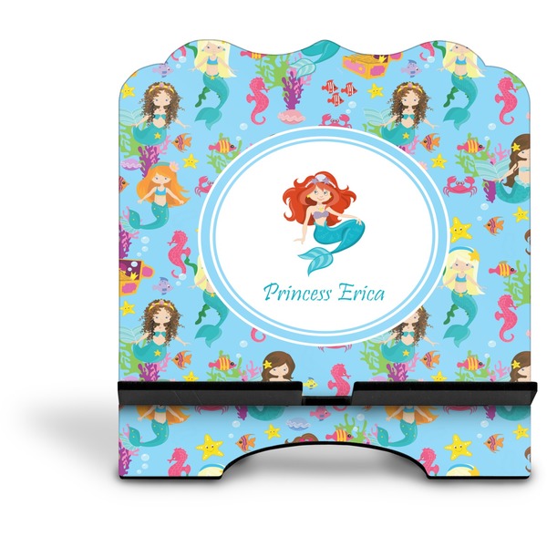 Mermaids Stylized Tablet Stand - Front without iPad