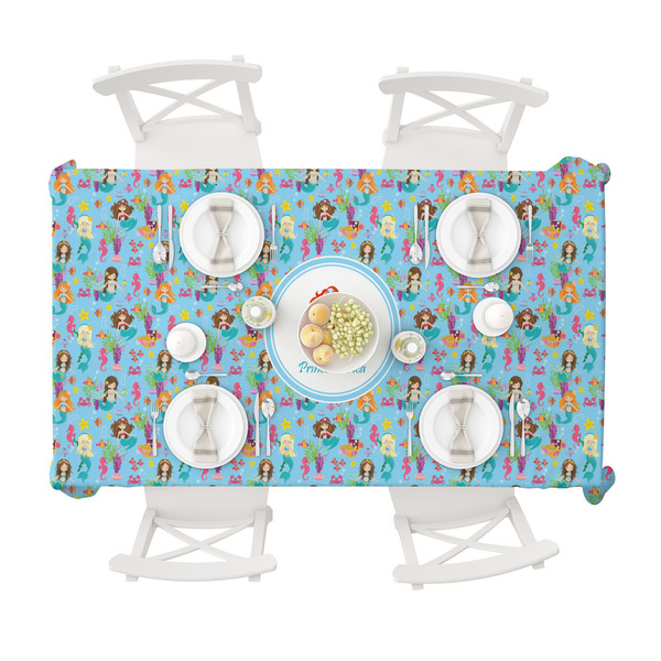 Mermaids Tablecloths (58"x102") - TOP VIEW