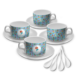 Mermaids Tea Cup - Set of 4 (Personalized)