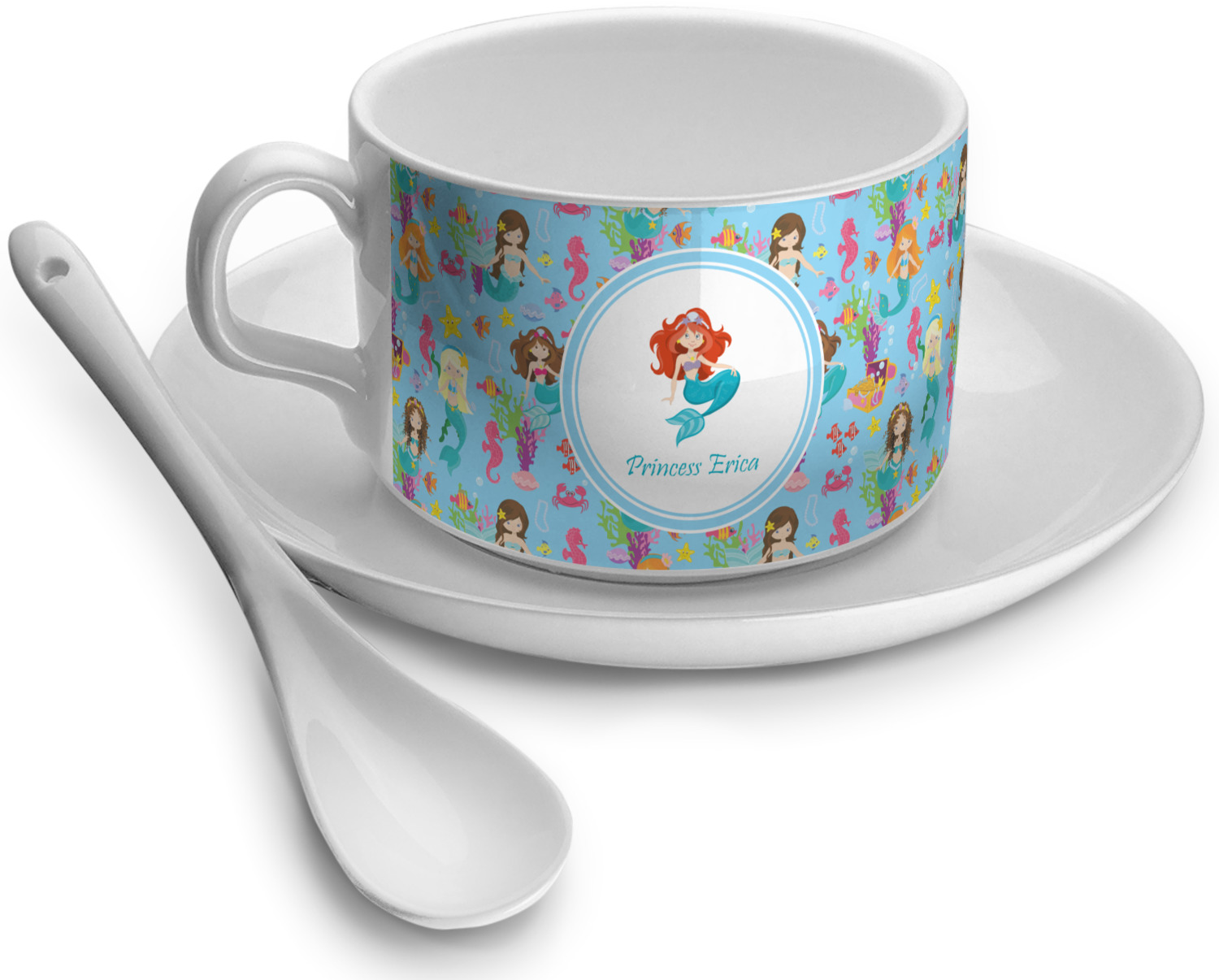 Mermaids Tea Cup Single (Personalized) YouCustomizeIt