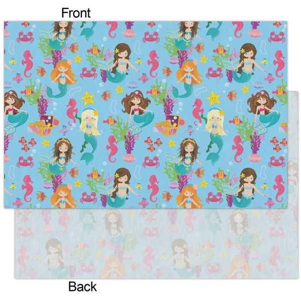 Mermaids Tissue Paper - Heavyweight - XL - Front & Back