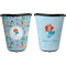 Mermaids Trash Can Black - Front and Back - Apvl