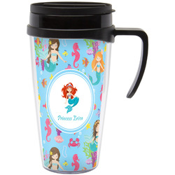 Mermaids Acrylic Travel Mug with Handle (Personalized)