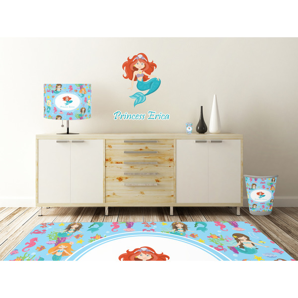 Mermaids Wall Graphic Decal Wooden Desk