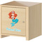 Mermaids Wall Graphic on Wooden Cabinet