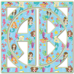 Mermaids Monogram Decal - Small (Personalized)