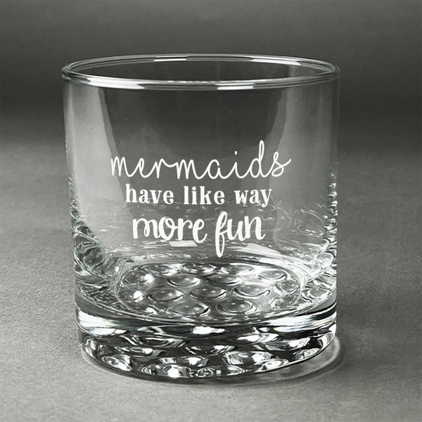 Custom Mermaids Whiskey Glass - Engraved
