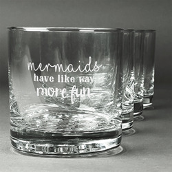 Mermaids Whiskey Glasses (Set of 4)