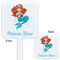 Mermaids White Plastic Stir Stick - Double Sided - Approval