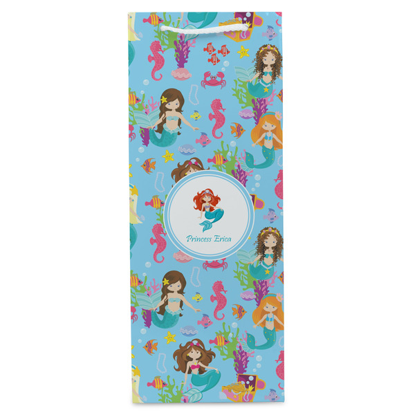 Mermaids Wine Gift Bag - Gloss - Front