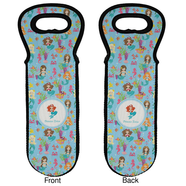 Mermaids Wine Tote Front & Back