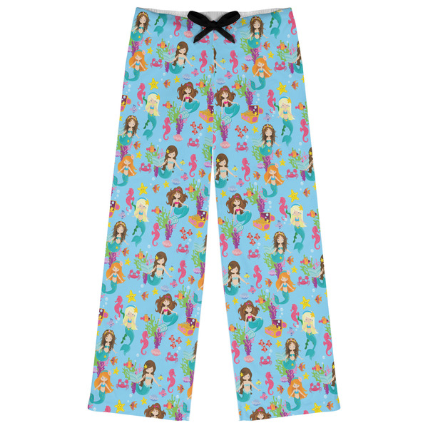 Custom Mermaids Womens Pajama Pants - XL