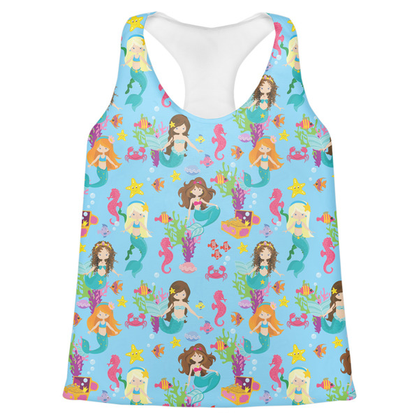 Custom Mermaids Womens Racerback Tank Top