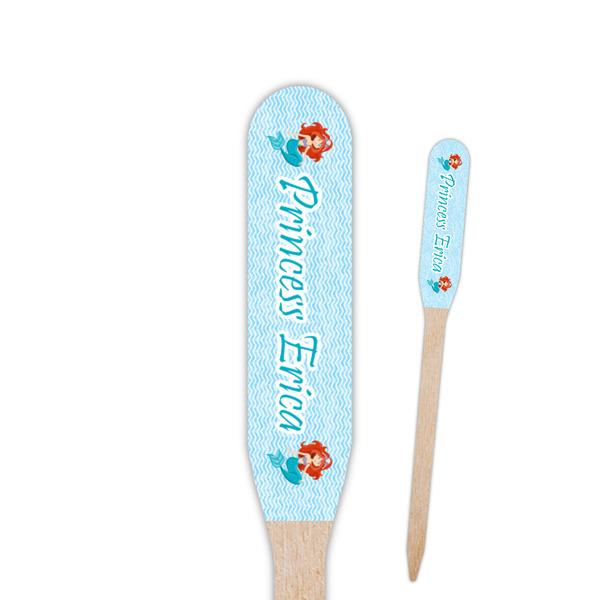 Custom Mermaids Paddle Wooden Food Picks (Personalized)