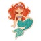 Mermaids Genuine Maple or Cherry Wood Sticker (Personalized)