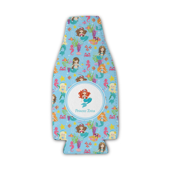 Mermaids Zipper Bottle Cooler - Set of 4 - FRONT