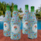 Mermaids Zipper Bottle Cooler - Set of 4 - LIFESTYLE