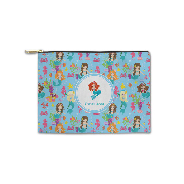 Custom Mermaids Zipper Pouch - Small - 8.5"x6" (Personalized)