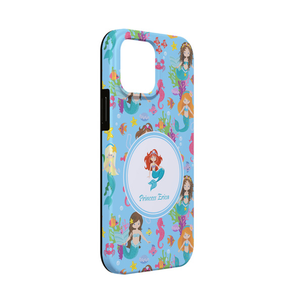 Custom Mermaids iPhone Case - Rubber Lined - iPhone 13 Mini (Personalized)