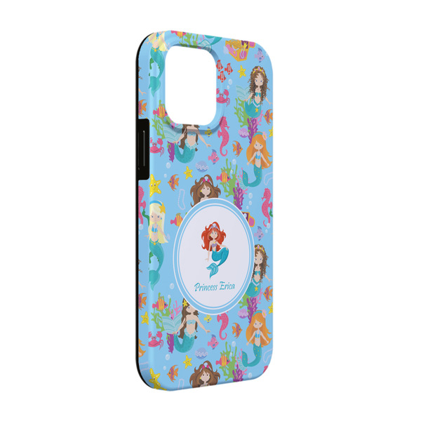 Custom Mermaids iPhone Case - Rubber Lined - iPhone 13 Pro (Personalized)