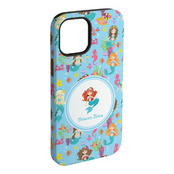 Mermaids iPhone Case - Rubber Lined - iPhone 15 Plus (Personalized)