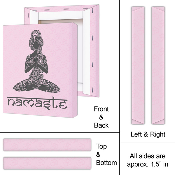 Lotus Pose 11x14 - Canvas Print - Approval