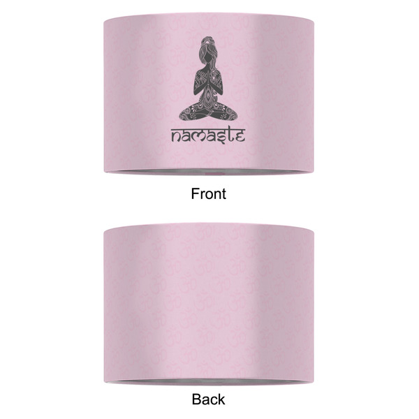 Lotus Pose 12" Drum Lampshade - APPROVAL (Fabric)