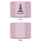 Lotus Pose 12" Drum Lampshade - APPROVAL (Fabric)