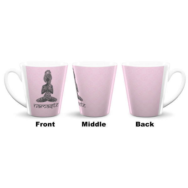 Lotus Pose 12 Oz Latte Mug - Approval