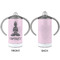 Lotus Pose 12 oz Stainless Steel Sippy Cups - APPROVAL