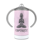 Lotus Pose 12 oz Stainless Steel Sippy Cup