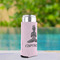 Lotus Pose Can Cooler - Tall 12oz - In Context