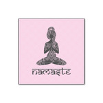 Lotus Pose Wood Print - 12x12