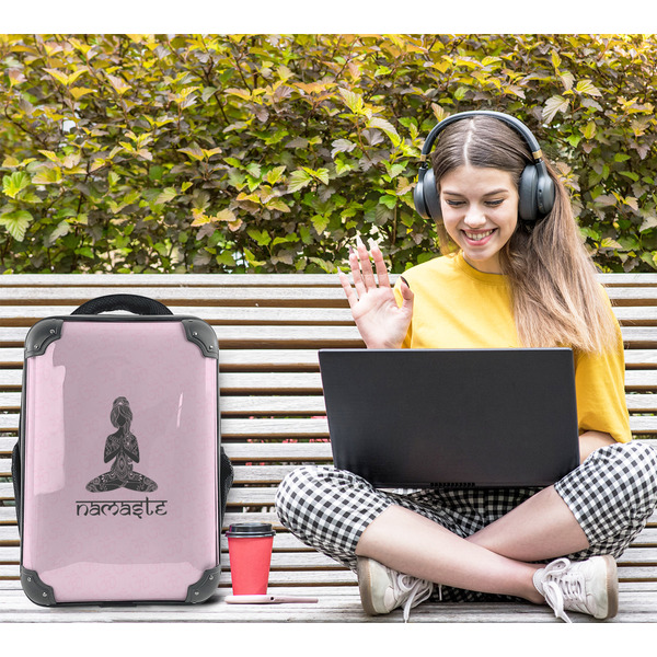 Lotus Pose 15" Backpack - LIFESTYLE