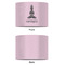 Lotus Pose 16" Drum Lampshade - APPROVAL (Fabric)
