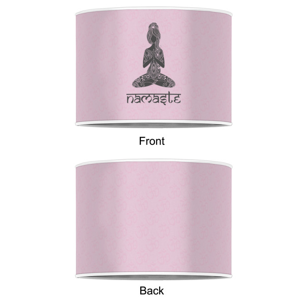 Lotus Pose 16" Drum Lampshade - APPROVAL (Poly Film)