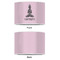 Lotus Pose 16" Drum Lampshade - APPROVAL (Poly Film)