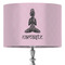Lotus Pose 16" Drum Lamp Shade - Fabric