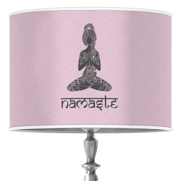 Custom Lotus Pose Drum Lamp Shade