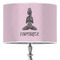 Lotus Pose 16" Drum Lampshade - ON STAND (Poly Film)